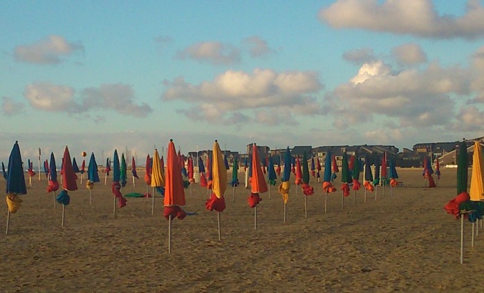 parasoles de Deauville